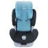 Автокресло "TOREGO" DRIVE JM05  (от 0 до 25 кг с системой ISOFIX) съемная база Серый/Бирюзовый