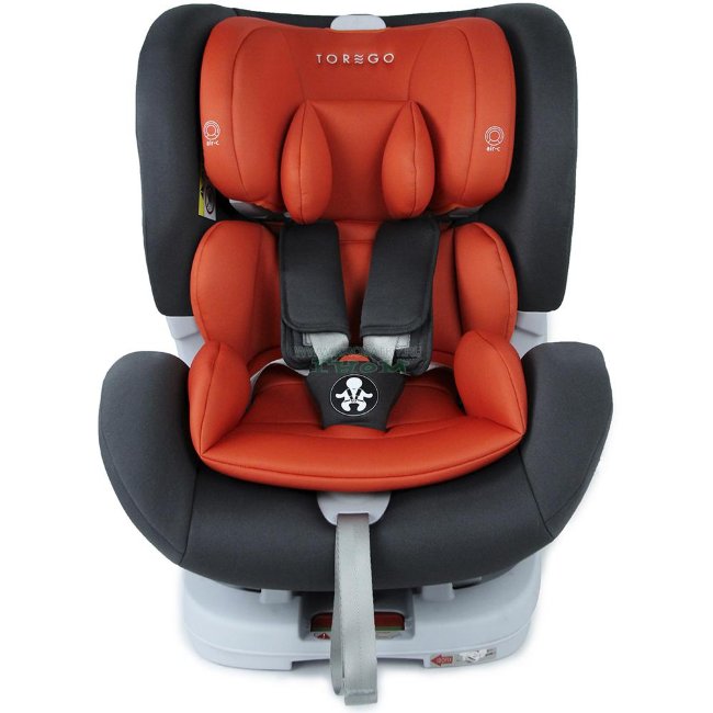 Автокресло "TOREGO" DRIVE JM05 (от 0 до 25 кг с системой ISOFIX) съемная база Серый/Оранжевый Автокресло "TOREGO" DRIVE JM05 (от 0 до 25 кг с системой ISOFIX) съемная база Серый/Оранжевый