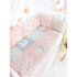 Комплект в кроватку универсальный 17 пр.«BABY BOO PINK» поплин 100%  хлопок