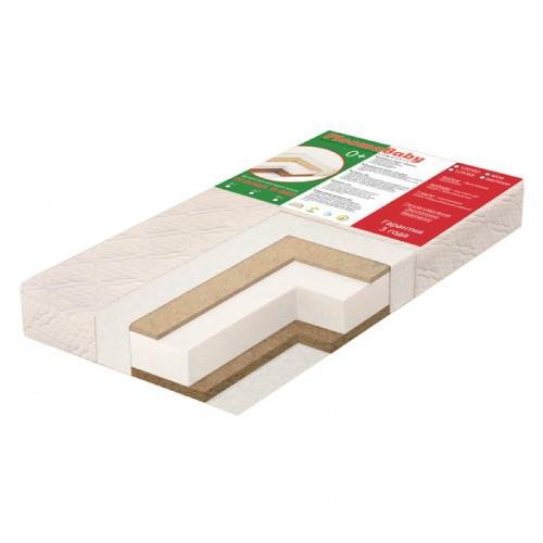 Детский матрас PLOOMABABY PLOOMA 6 SHC A2 120х60x12 aloe/сизаль/холлкон/кокос