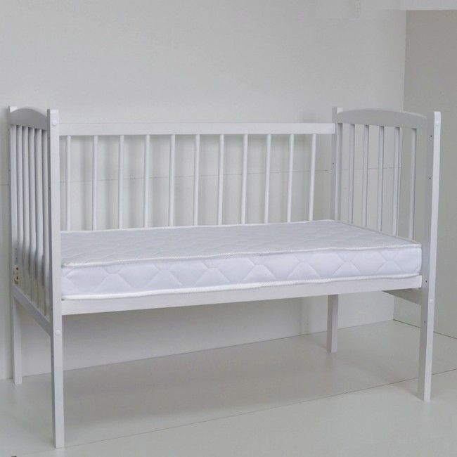Кроватка MALIKA LOLA Small Box колесо без ящика белый Кроватка MALIKA LOLA Small Box колесо без ящика белый