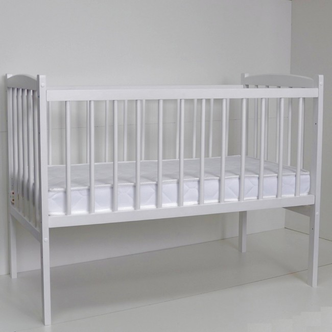 Кроватка MALIKA LOLA Small Box колесо без ящика белый Кроватка MALIKA LOLA Small Box колесо без ящика белый