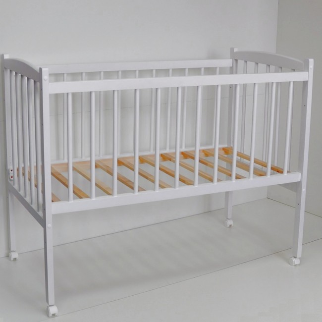 Кроватка MALIKA LOLA Small Box колесо без ящика белый Кроватка MALIKA LOLA Small Box колесо без ящика белый