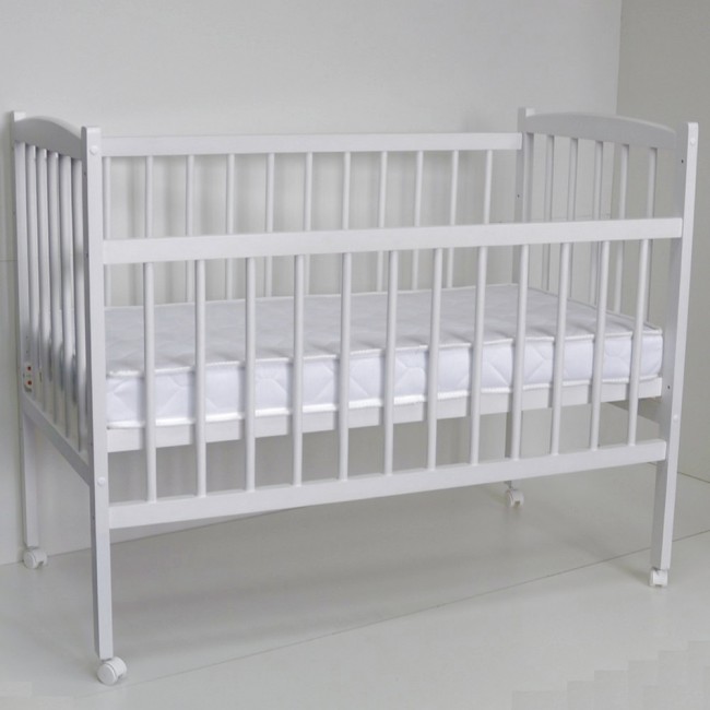Кроватка MALIKA LOLA Small Box колесо без ящика белый Кроватка MALIKA LOLA Small Box колесо без ящика белый
