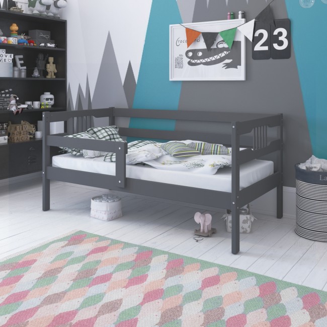 Кроватка подростковая MALIKA FREYA 160х80 см. графит Кроватка подростковая MALIKA FREYA 160х80 см. графит
