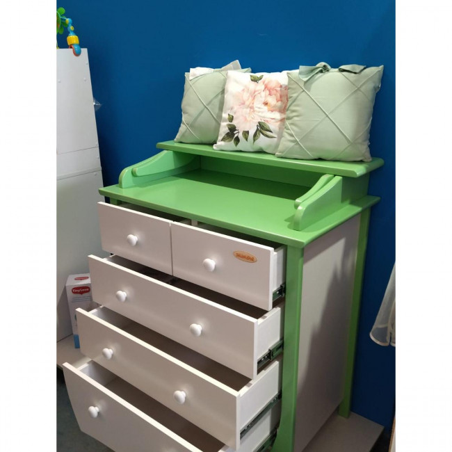 Комод "Papaloni" OLIVIA 650 слива-венгерка/белый Комод "Papaloni" OLIVIA 650 слива-венгерка/белый