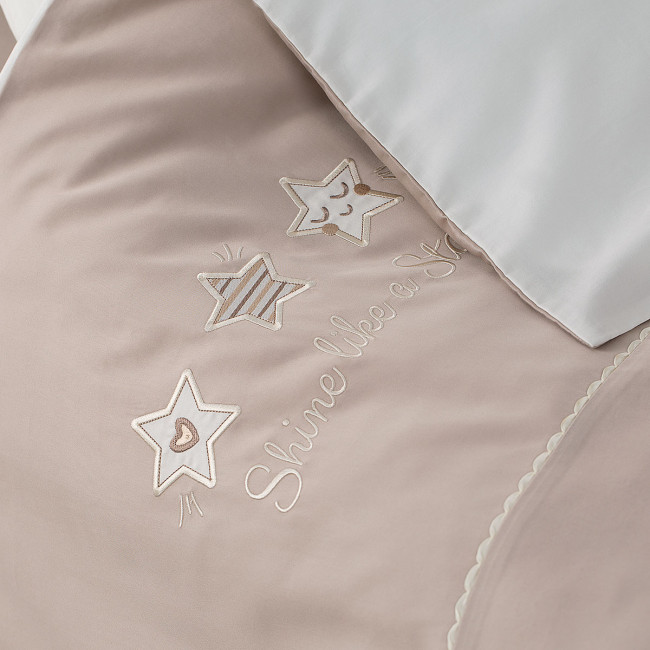 Комплект постельного белья Little Star 3 пр. Песочный Комплект постельного белья Little Star 3 пр. Песочный